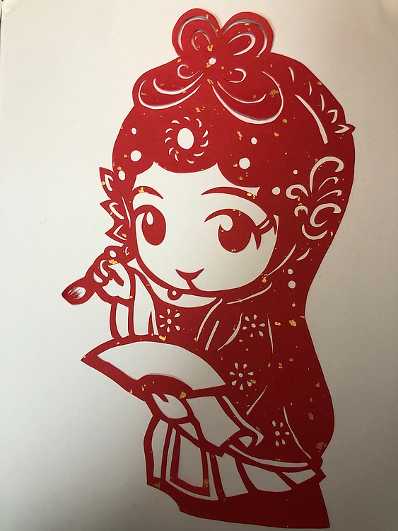 女子书院  张冬梅 手工剪纸
