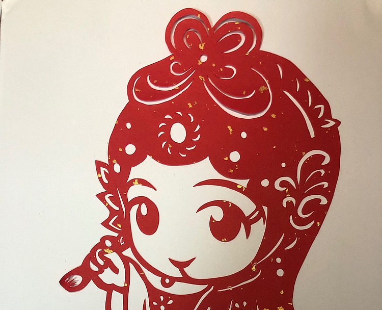 女子书院  张冬梅 手工剪纸