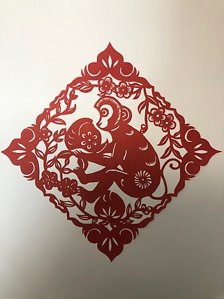 女子书院  张冬梅 手工剪纸