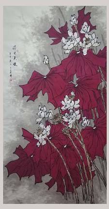 河北省美协会员   《浴火天使》