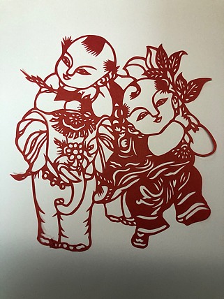 女子书院  张冬梅 手工剪纸