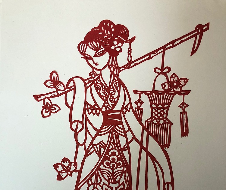 女子书院  张冬梅 手工剪纸
