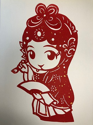 女子书院  张冬梅 手工剪纸