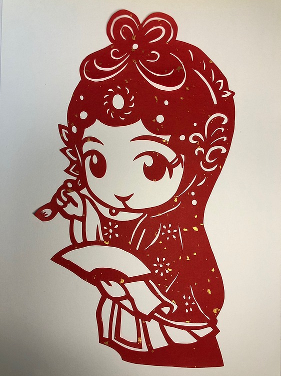 女子书院  张冬梅 手工剪纸