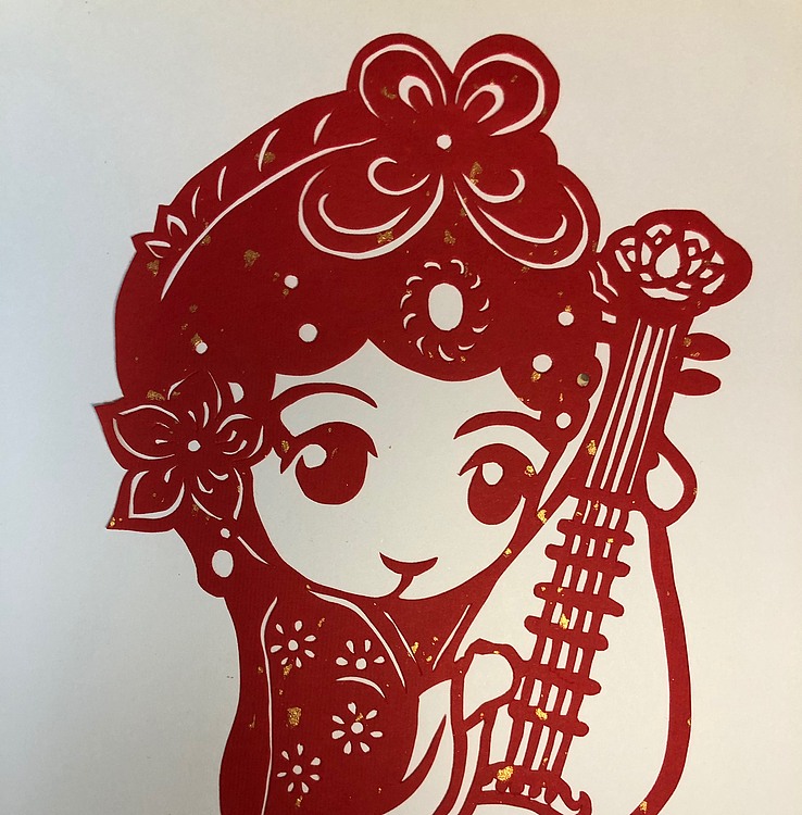 女子书院  张冬梅 手工剪纸