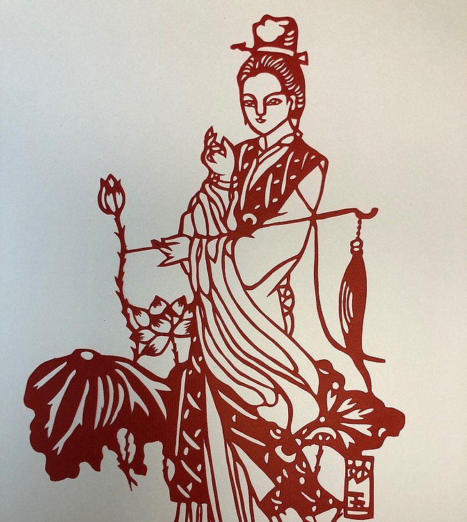 女子书院  张冬梅 手工剪纸