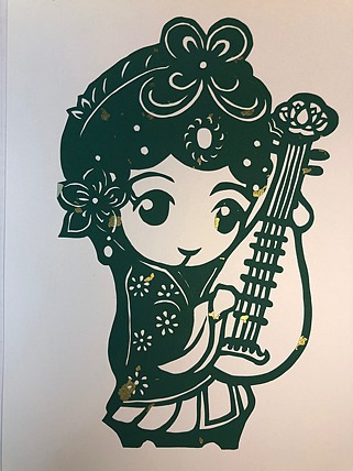 女子书院  张冬梅 手工剪纸