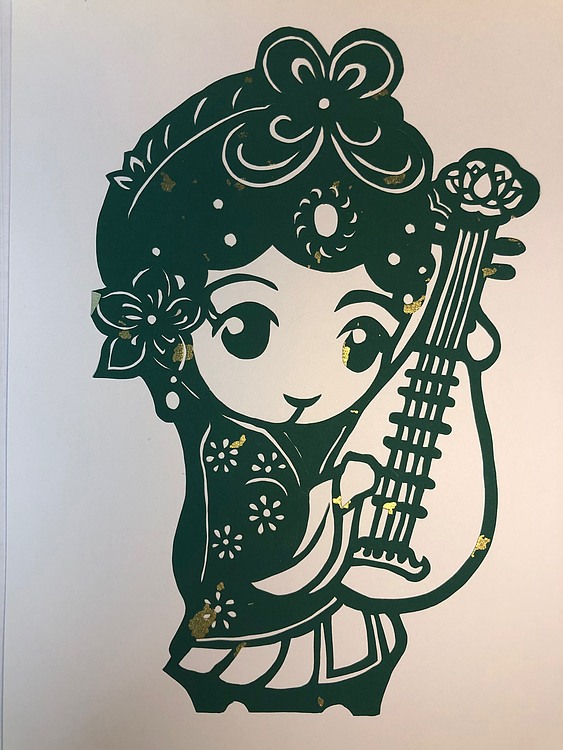 女子书院  张冬梅 手工剪纸