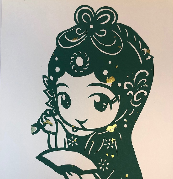 女子书院  张冬梅 手工剪纸