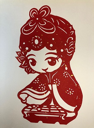 女子书院  张冬梅 手工剪纸