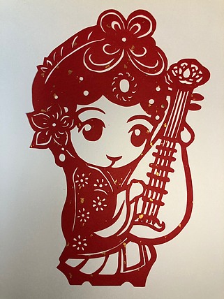 女子书院  张冬梅 手工剪纸