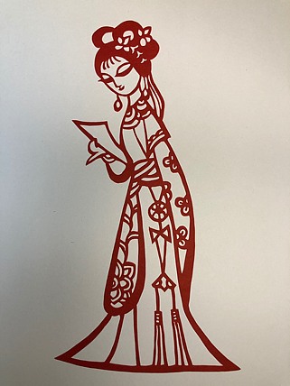女子书院  张冬梅 手工剪纸