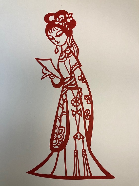 女子书院  张冬梅 手工剪纸