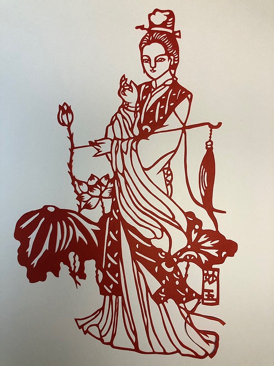 女子书院  张冬梅 手工剪纸