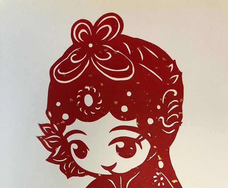 女子书院  张冬梅 手工剪纸