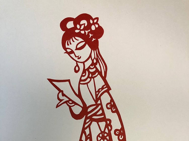 女子书院  张冬梅 手工剪纸