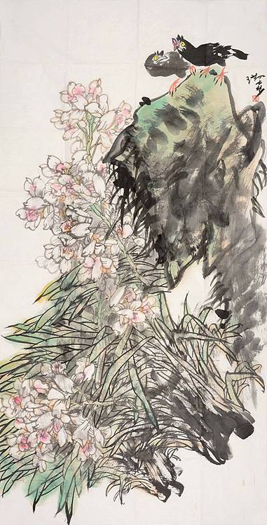 首都师范大学教授  吉瑞森 《鸟语花香》