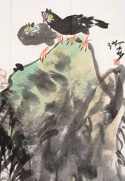 首都师范大学教授  吉瑞森 《鸟语花香》