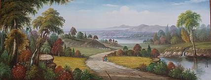 欧式风景《山丘》