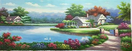 花园美景《花满院》