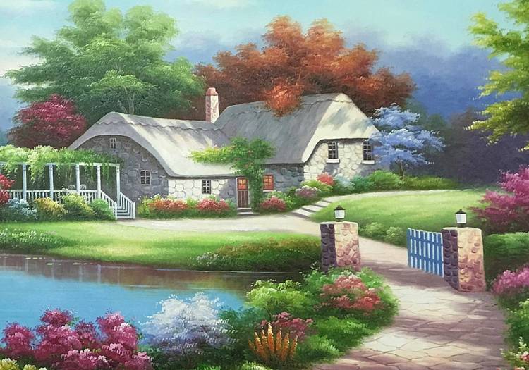 花园美景《花满院》