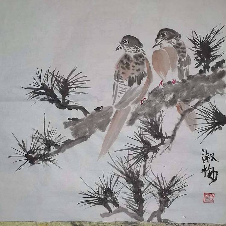柴淑梅 花鸟