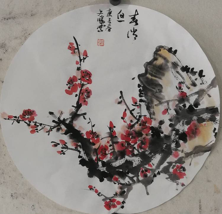 中国一级美术师 美协会员 张文胜 春梅
