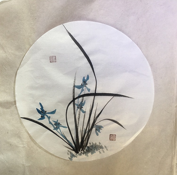 国家一级美术师刘亚东美协会员刘亚东兰图