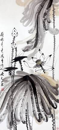 画家 马晓光 荷塘夜色
