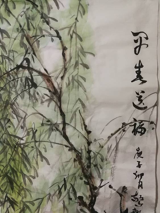 国家一级美术师 美协会员 张文胜 早春送福