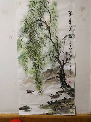国家一级美术师 美协会员 张文胜 早春送福