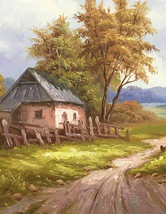 欧美田园风光《路边小屋》