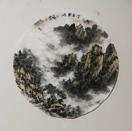 国家一级美术师 美协会员 张文胜 深谷出岫