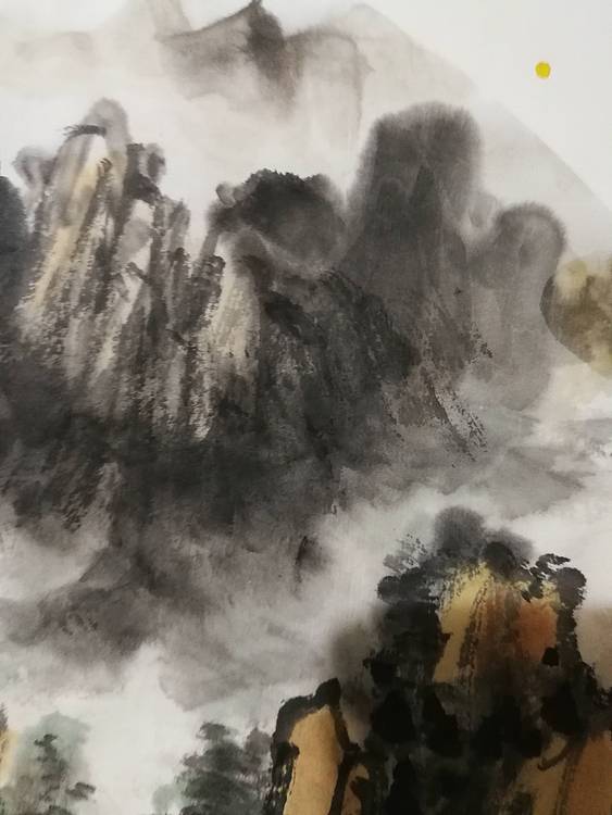 国家一级美术师 美协会员 张文胜 深谷出岫
