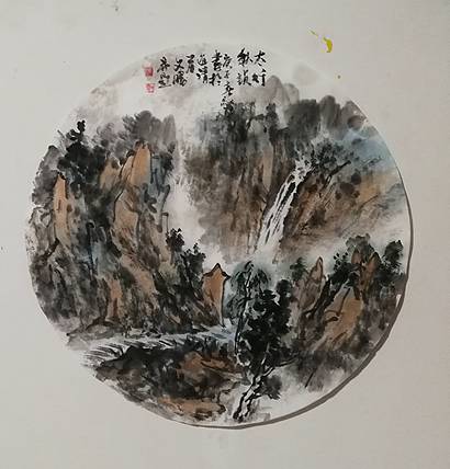 国家一级美术师 美协会员 张文胜 太行秋韵