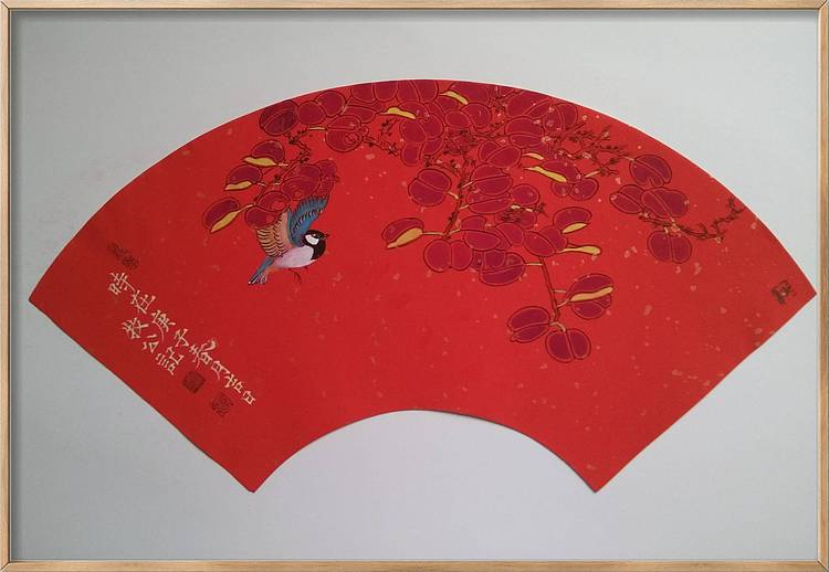 三清山李可染画院副秘书长 余贤然 花鸟