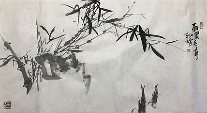 东林禅院 泓靖 雨润春萌