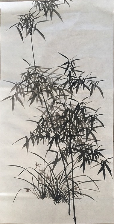 美协会员刘亚东墨竹