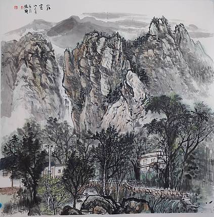 中国美术家协会会员  张桂兰 带合影