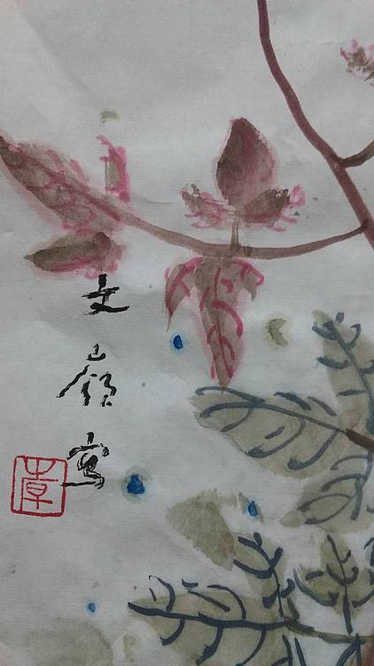 中书协会员韩文岭  国画牡丹