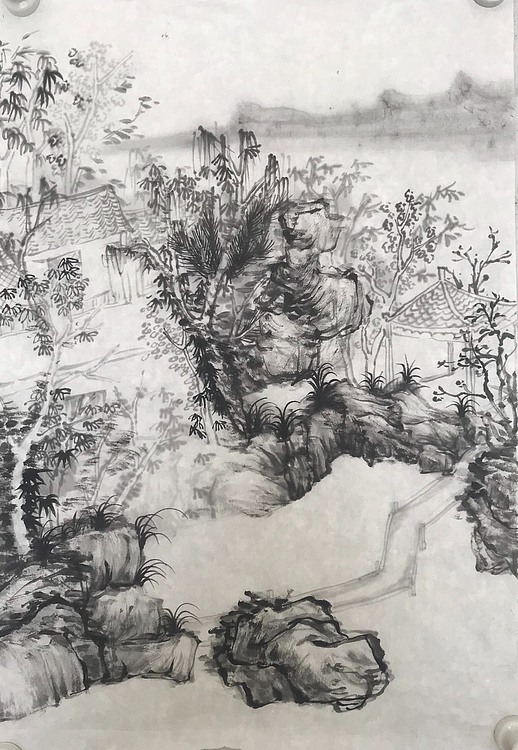中国艺术研究院 硕士  周心宇 山水小品