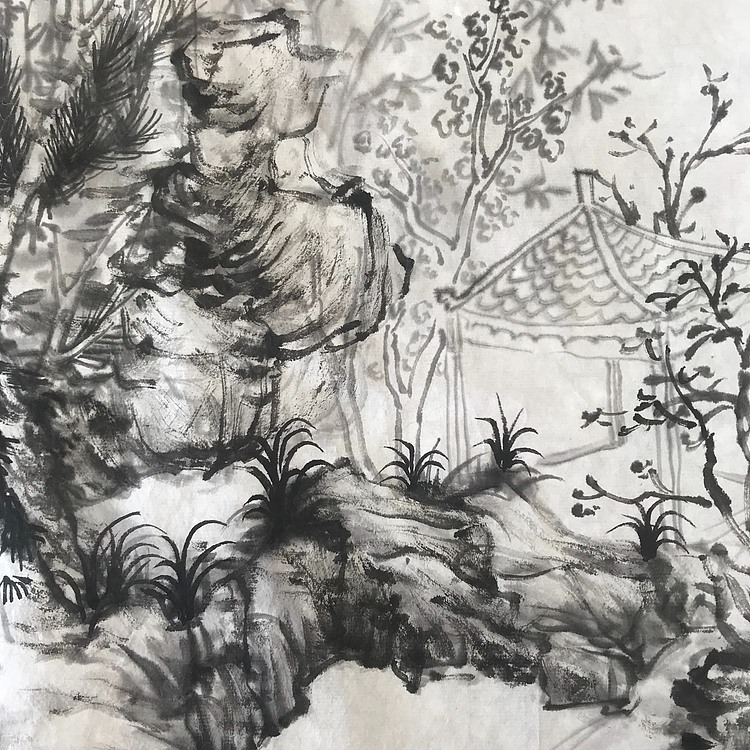 中国艺术研究院 硕士  周心宇 山水小品
