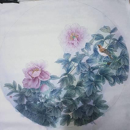 工笔花鸟 新妆