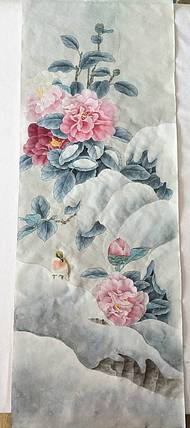 工笔花鸟 雪裹开花到春晚