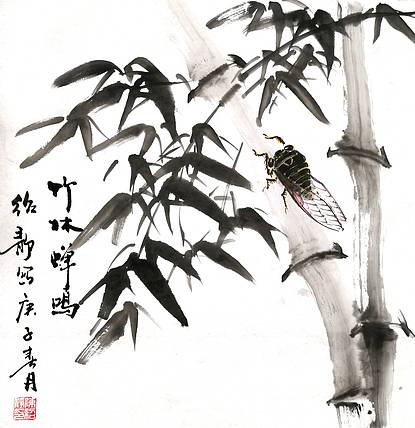竹林蝉鸣