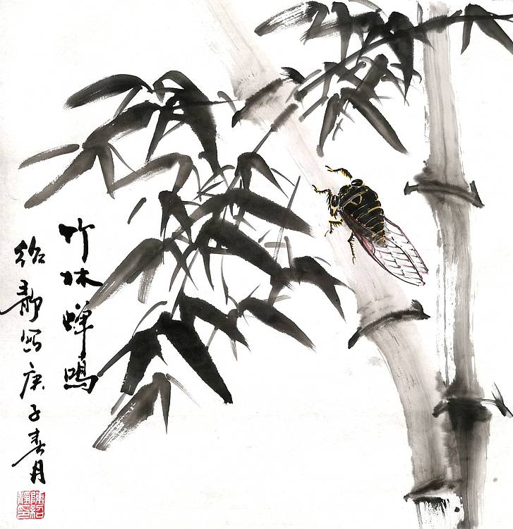 竹林蝉鸣