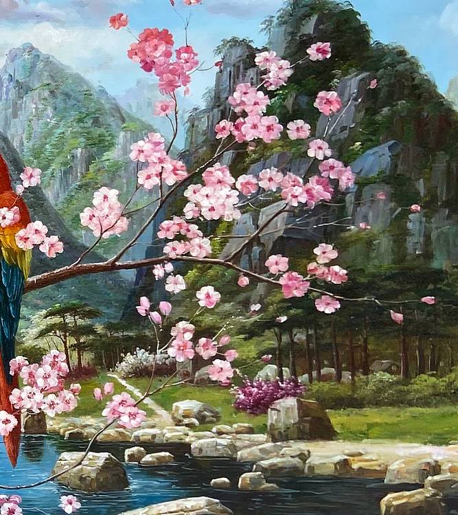 黄伟能画家油画《英明神武》