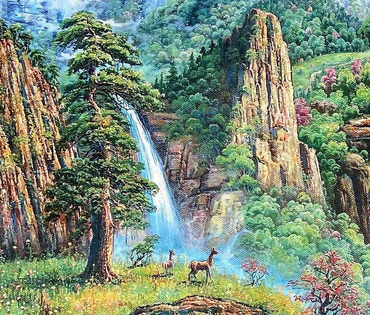 黄伟能画家人【仙境】
