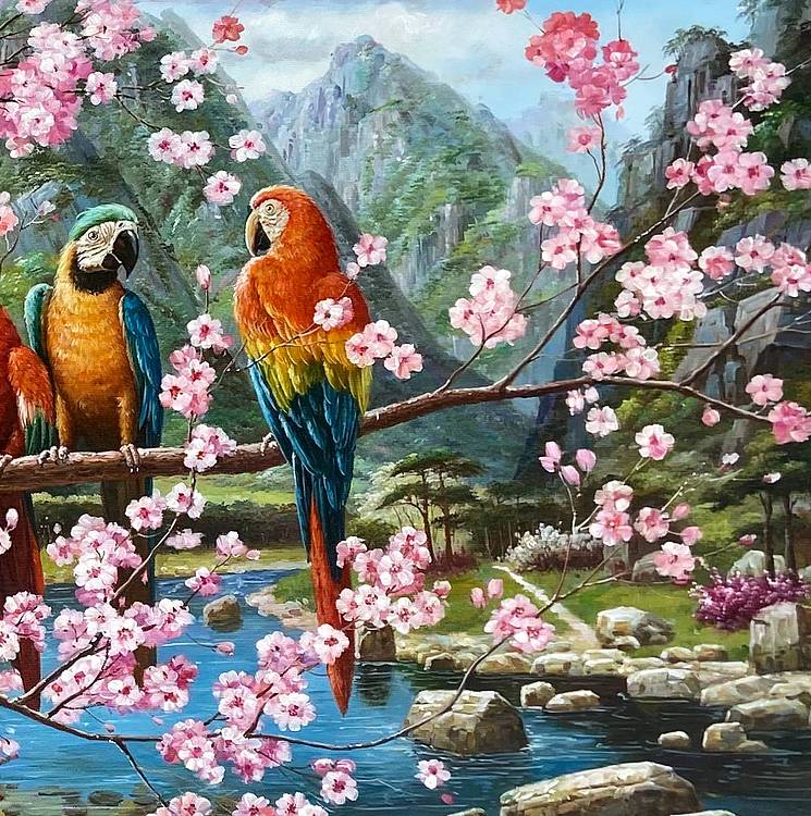 黄伟能画家油画《英明神武》