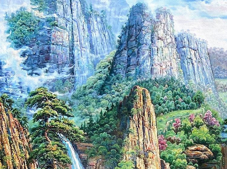 黄伟能画家人【仙境】